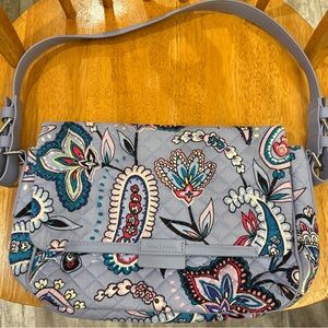 Vera Bradley Purple Floral Paisley Shoulder Bag